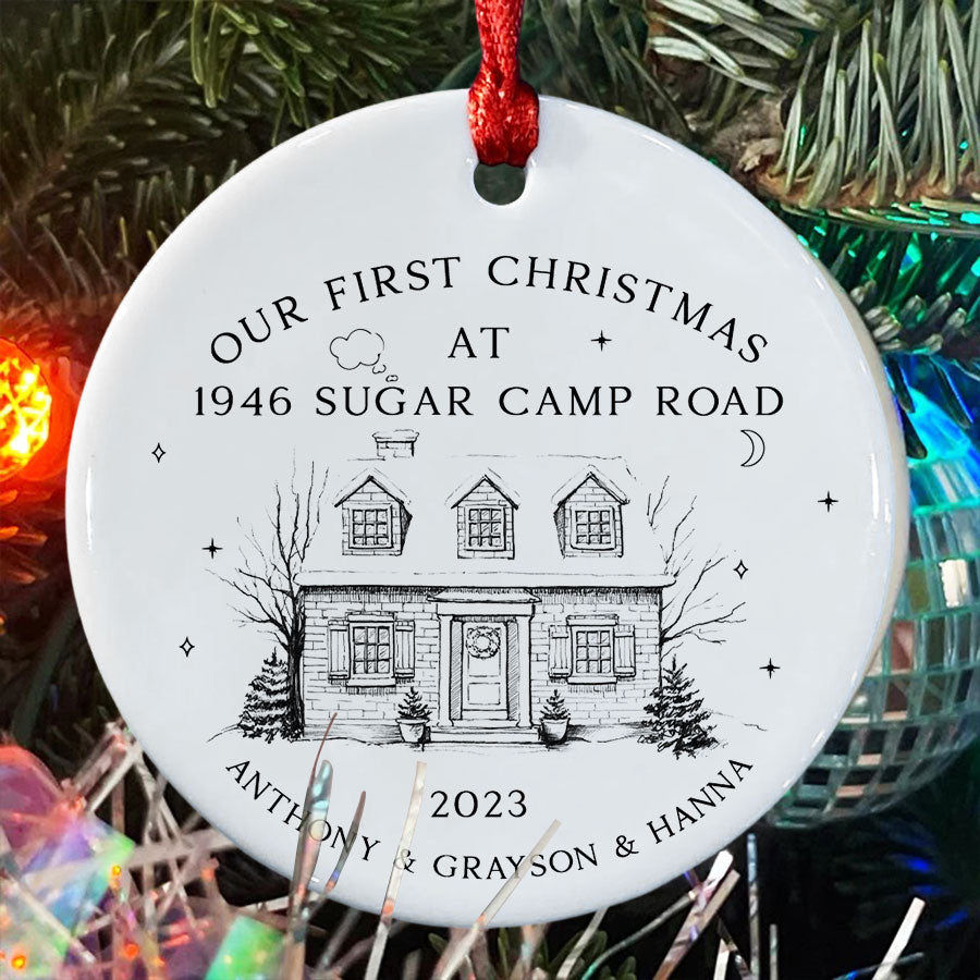 First Christmas New Home Ornament New Home 2023 Ornament 1St