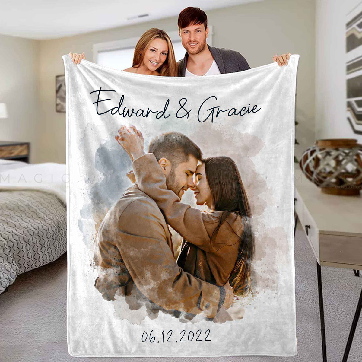 Personalised best sale picture blanket