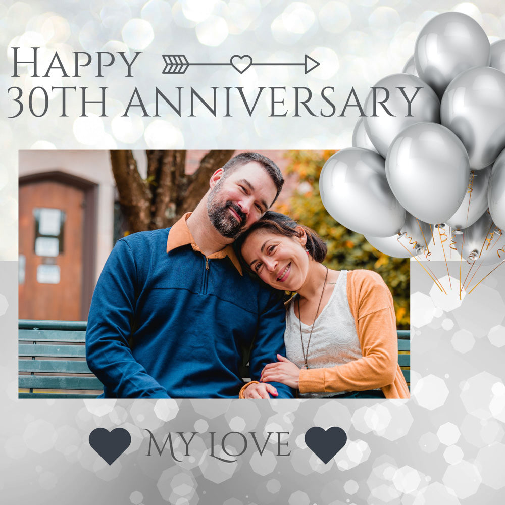 Personalize 30th Wedding Anniversary Gift for Wife | Zazzle