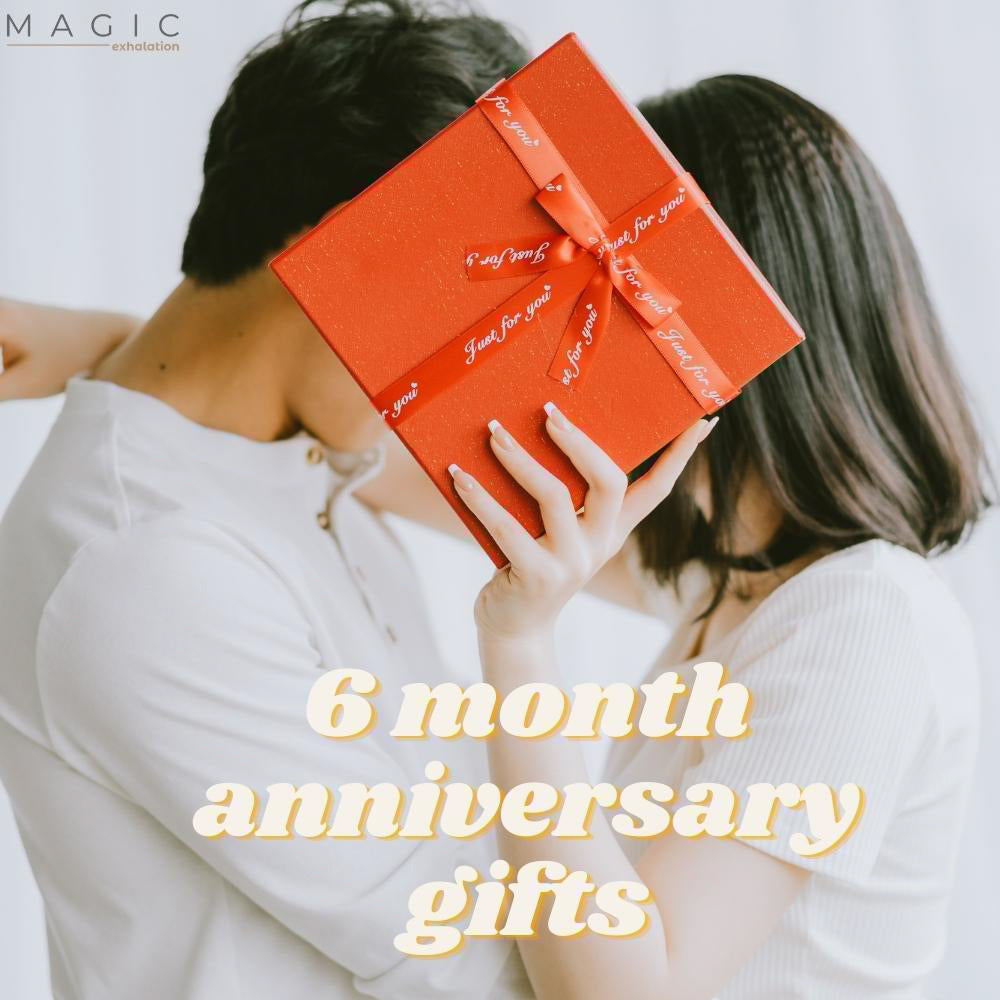 6 Month Anniversary Gifts for Boyfriend  Custom Acrylic Music Plaque -  Magic Exhalation