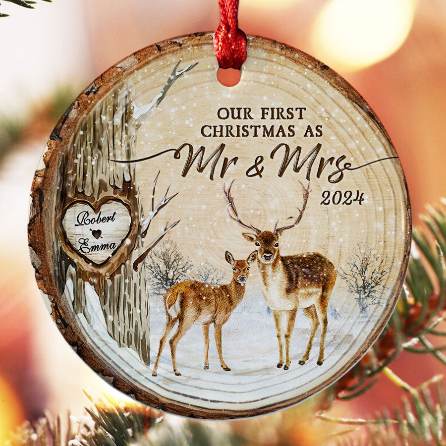 Our First Christmas As Mr & Mrs Ornament