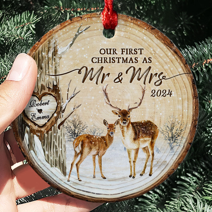 Our First Christmas As Mr & Mrs Ornament