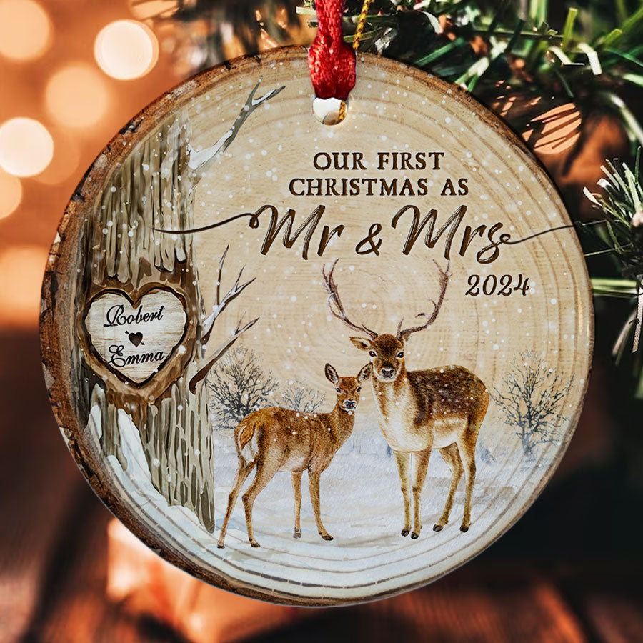 Our First Christmas As Mr & Mrs Ornament