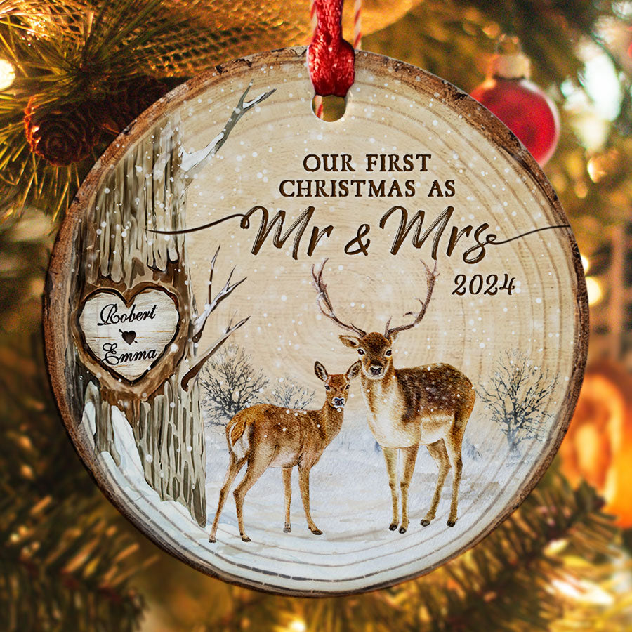 Our First Christmas As Mr & Mrs Ornament