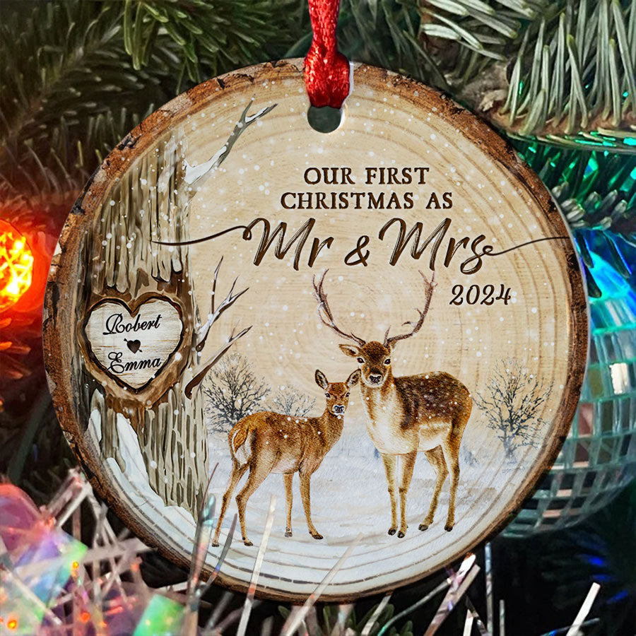 Our First Christmas As Mr & Mrs Ornament