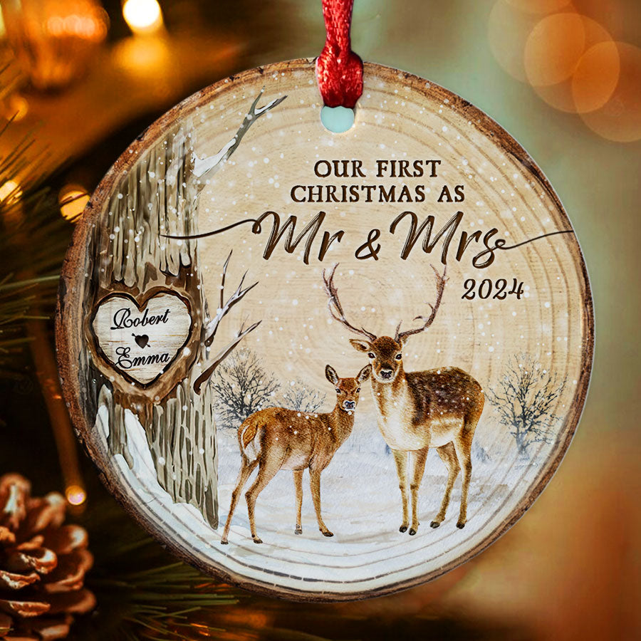 Our First Christmas As Mr & Mrs Ornament