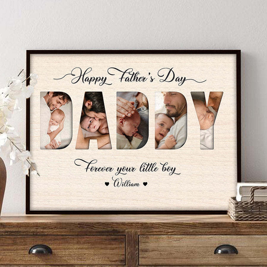 Custom Father’s Day Collage Canvas