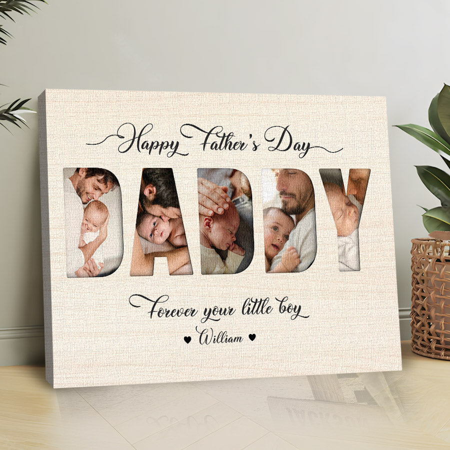 Custom Father’s Day Collage Canvas