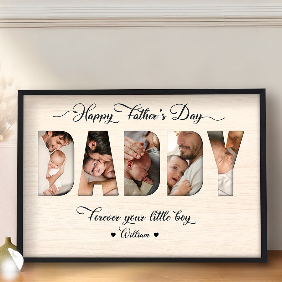 Custom Father’s Day Collage Canvas