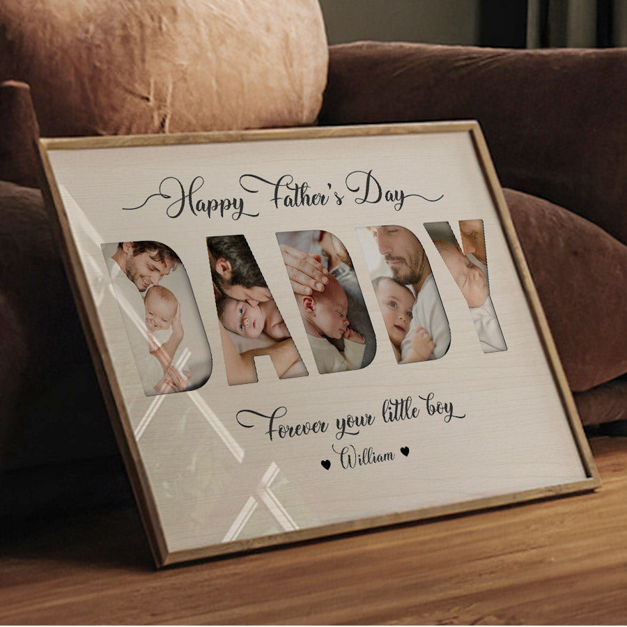 Custom Father’s Day Collage Canvas