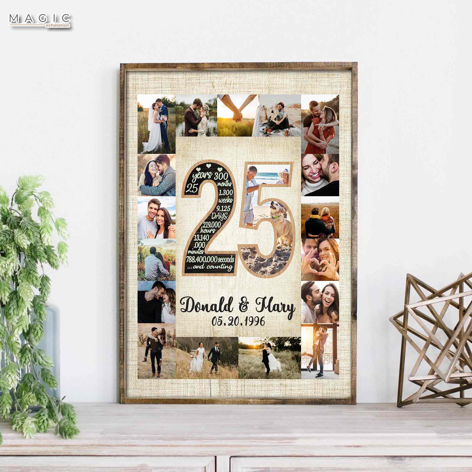 Personalized Photo Collage Canvas Print