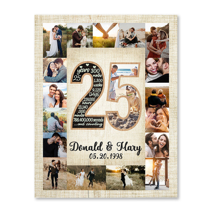 Personalized Photo Collage Canvas Print