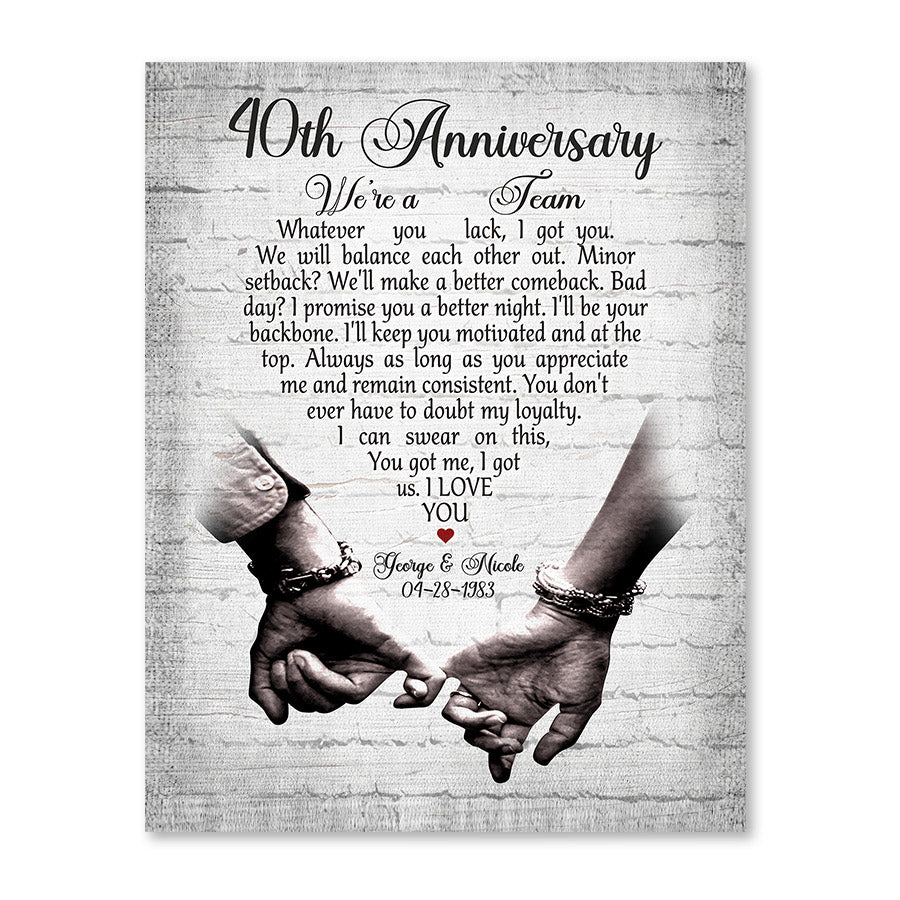 The 9 Best 40th Wedding Anniversary Gifts | Woman's World