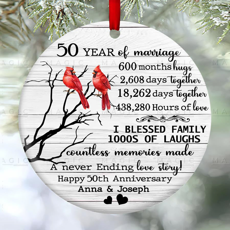 50th Anniversary Christmas Ornament