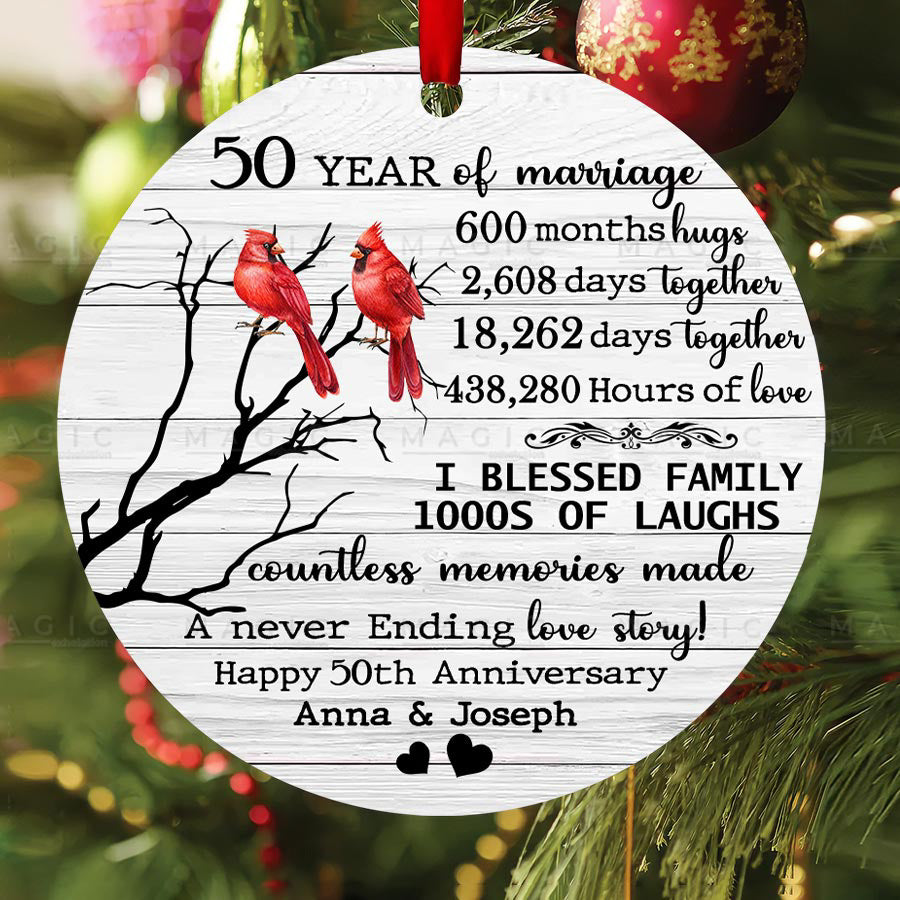 50th Anniversary Christmas Ornament