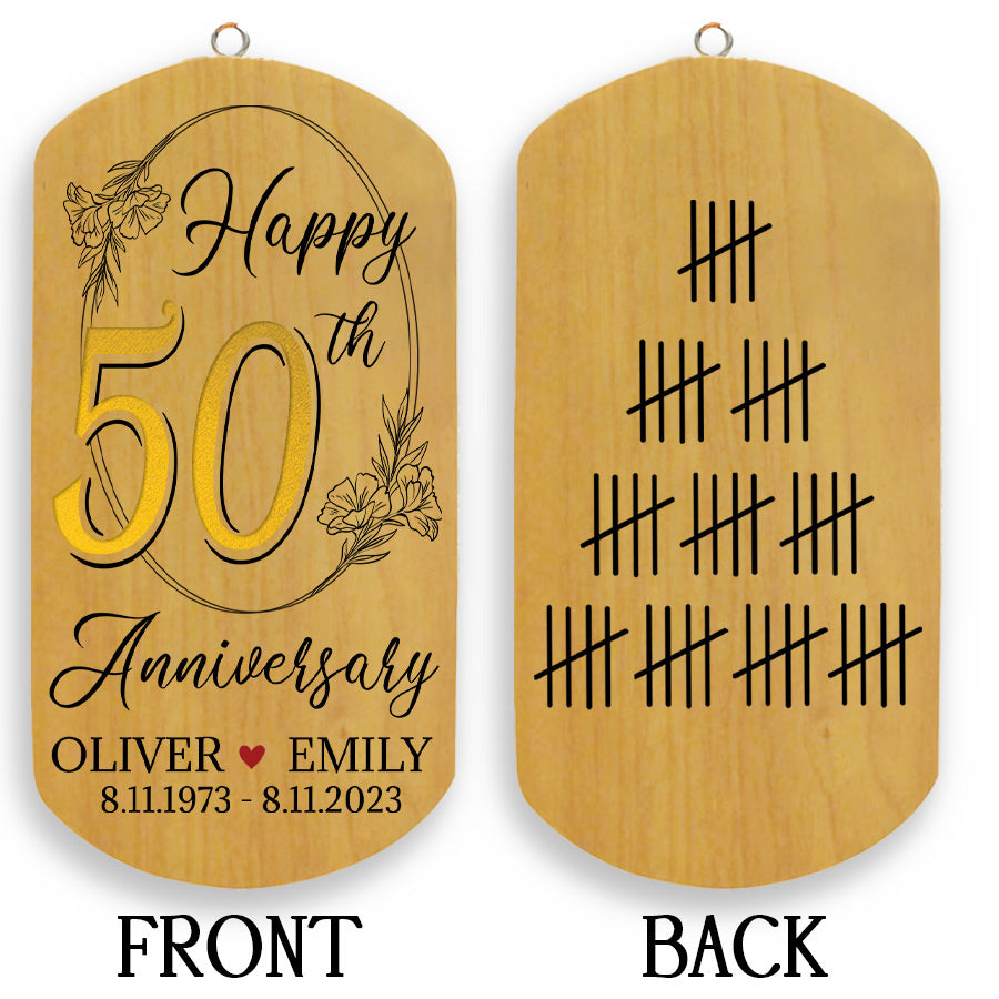 50th anniversary gift for parents