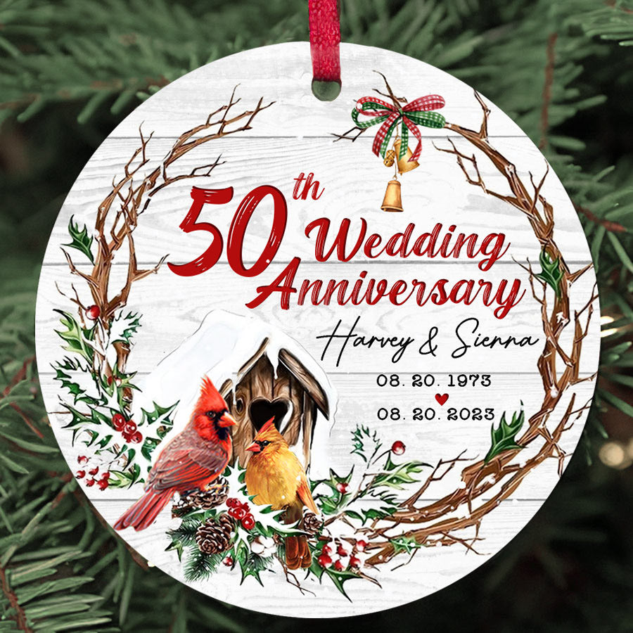 50th anniversary ornaments