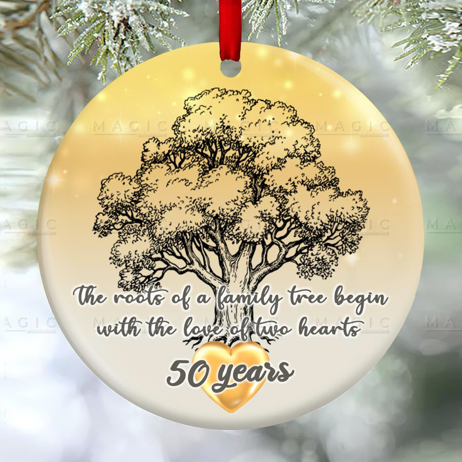 50th Anniversary Ornament for Parents