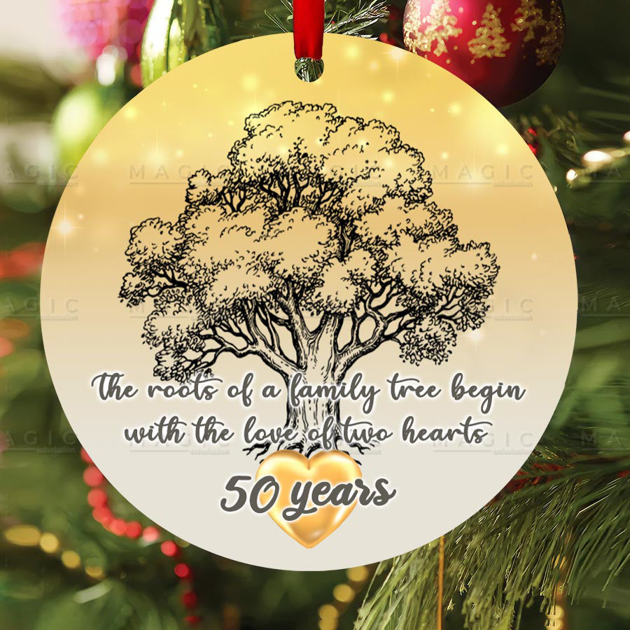 50th Anniversary Ornament for Parents