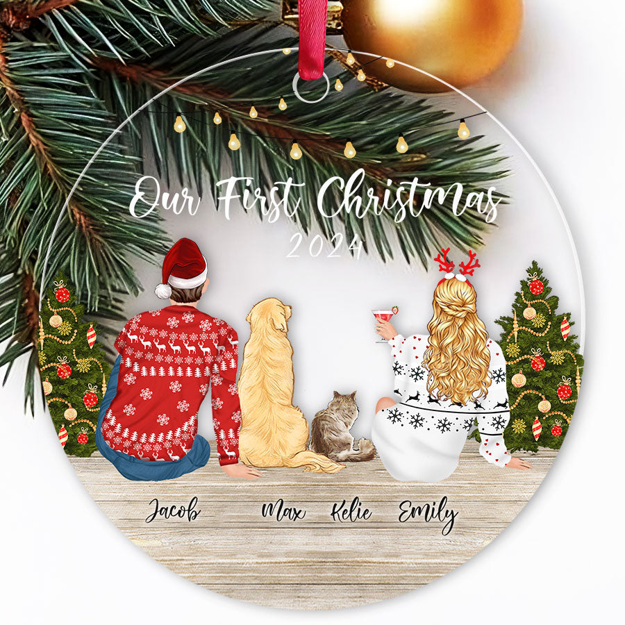 Personalized Christmas Ornaments for Couples