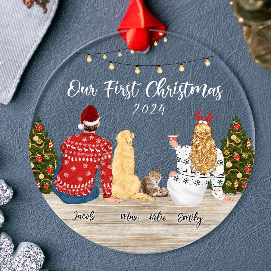 Personalized Christmas Ornaments for Couples