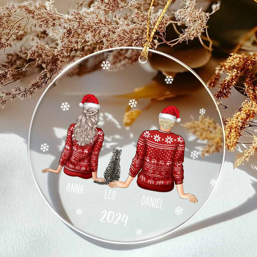 Personalized Christmas Ornaments for Couple