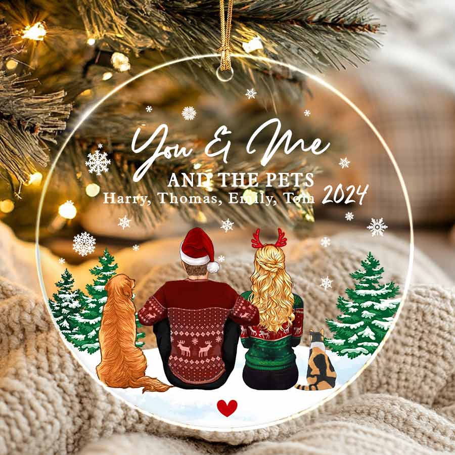 Custom Christmas Ornaments for Couples