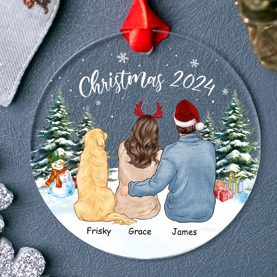 Custom Ornaments Couple