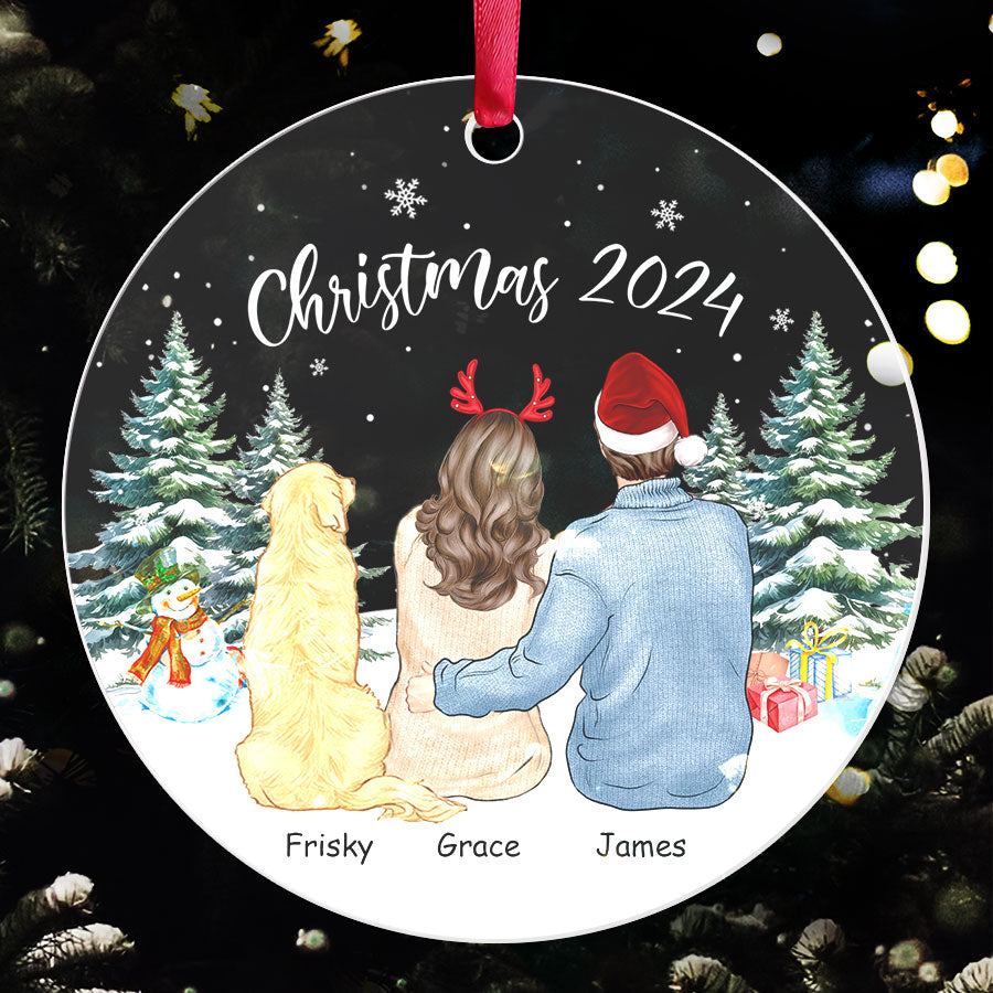 Custom Ornaments Couple