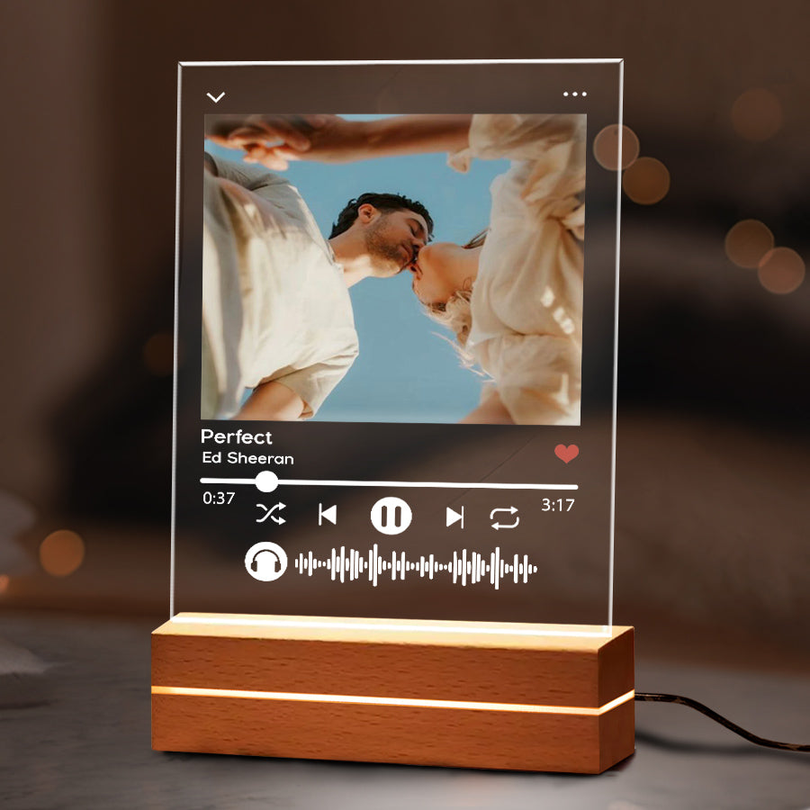 Custom Music Song Plaque Anniversary Gift