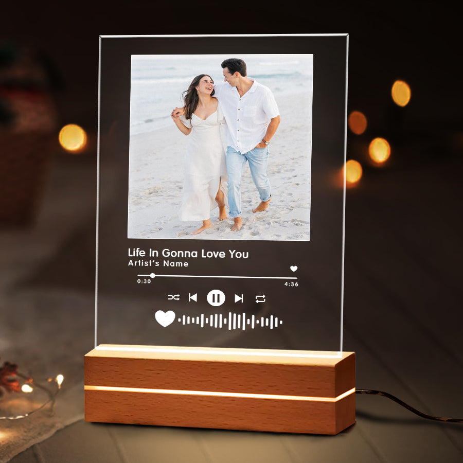 Custom Song Plaque Anniversary Gift