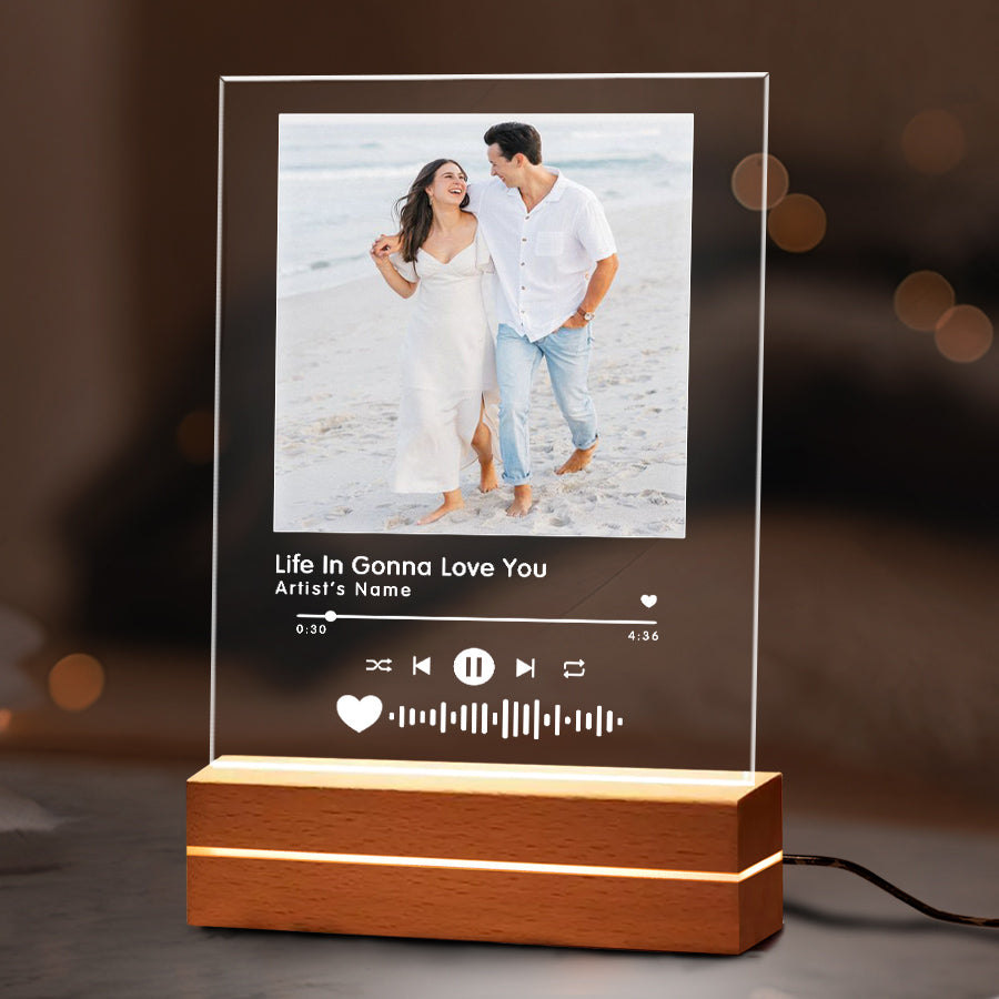 Custom Song Plaque Anniversary Gift