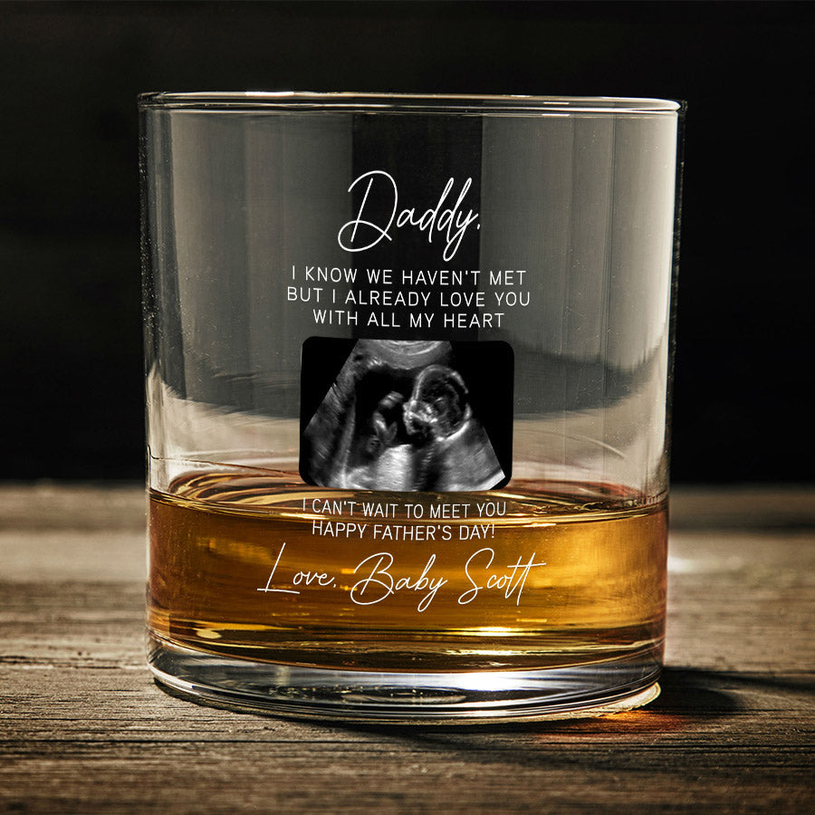 Whiskey Glasses Father’s Day for New Dad