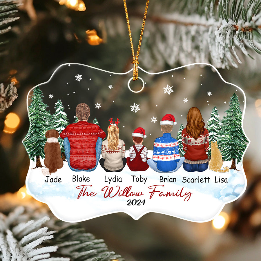 Family of 5 Ornament