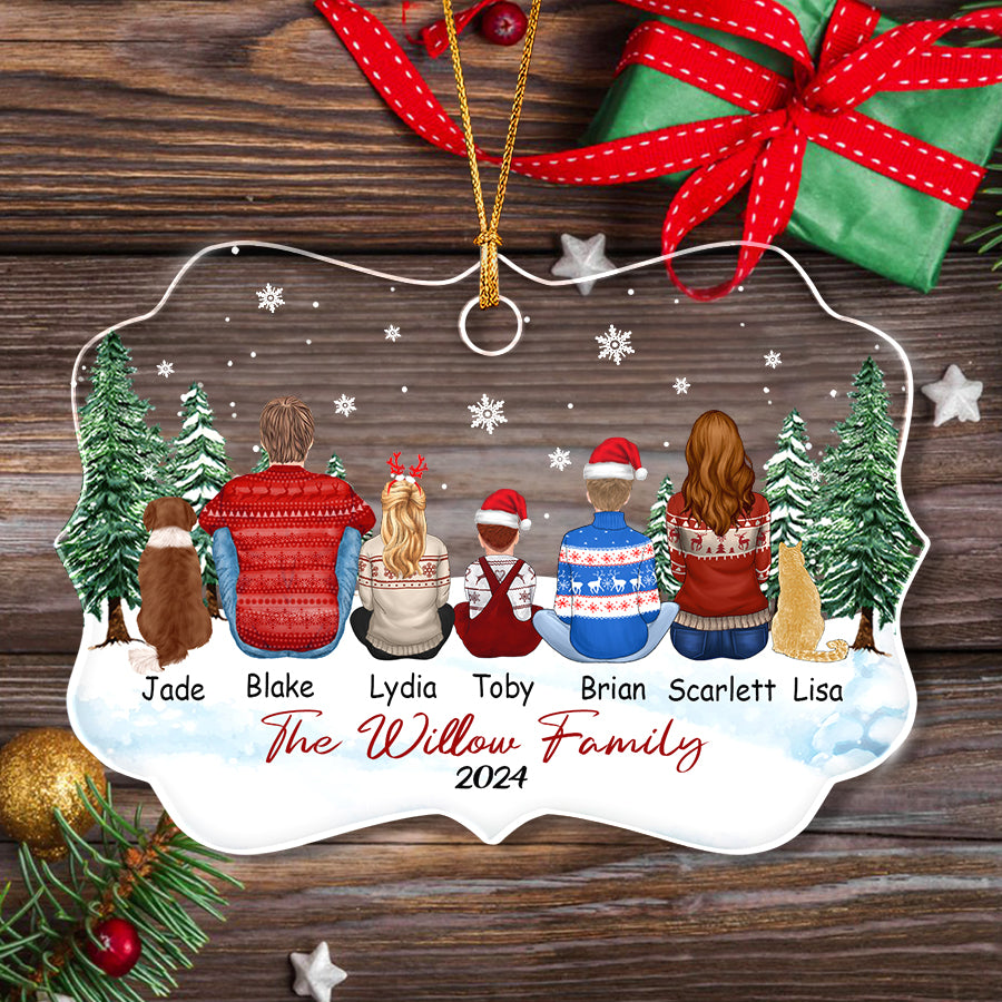 Family of 5 Ornament