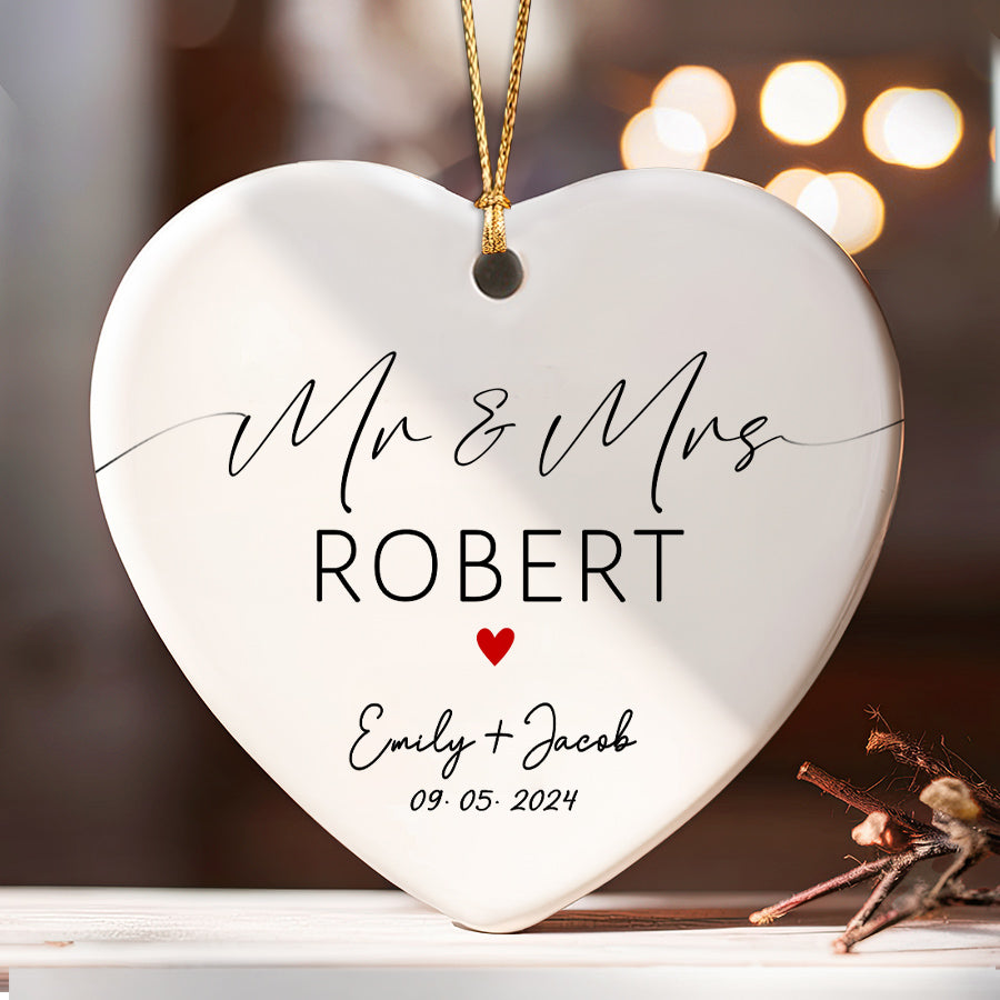 Wedding Date Ornament