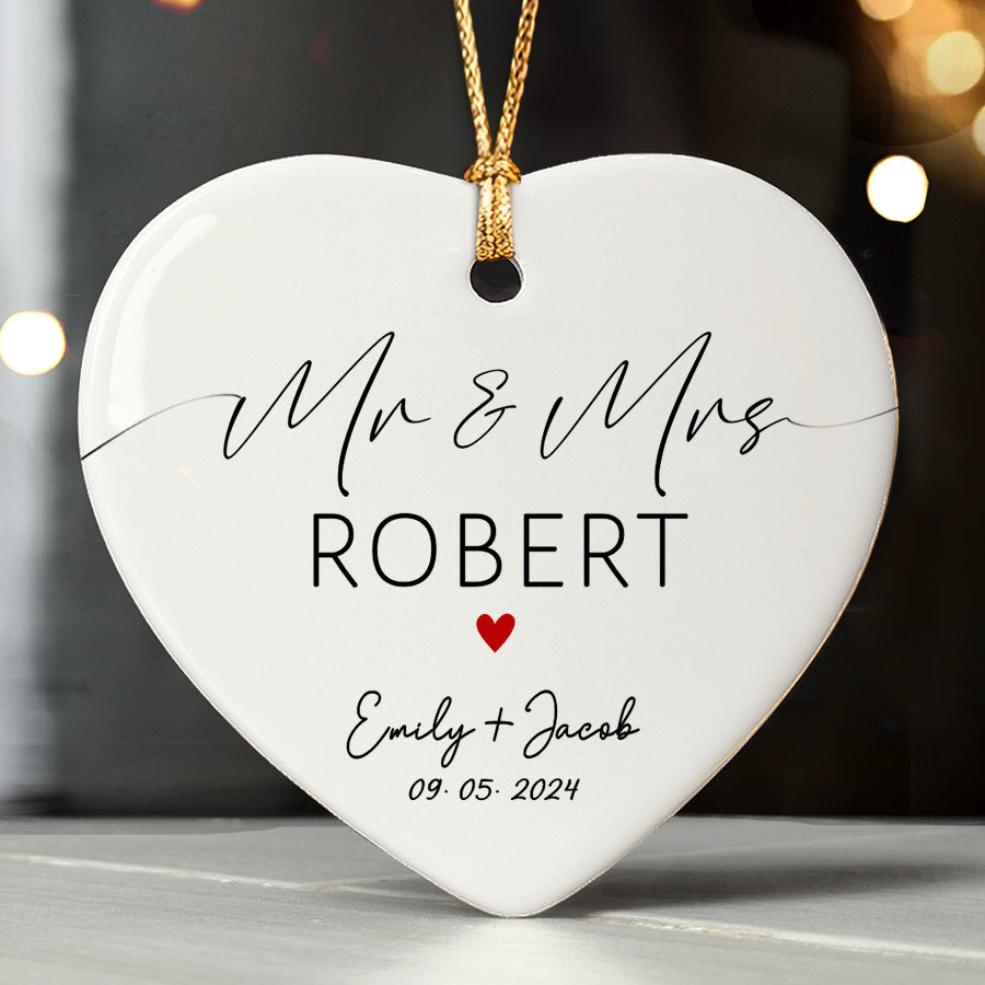 Wedding Date Ornament