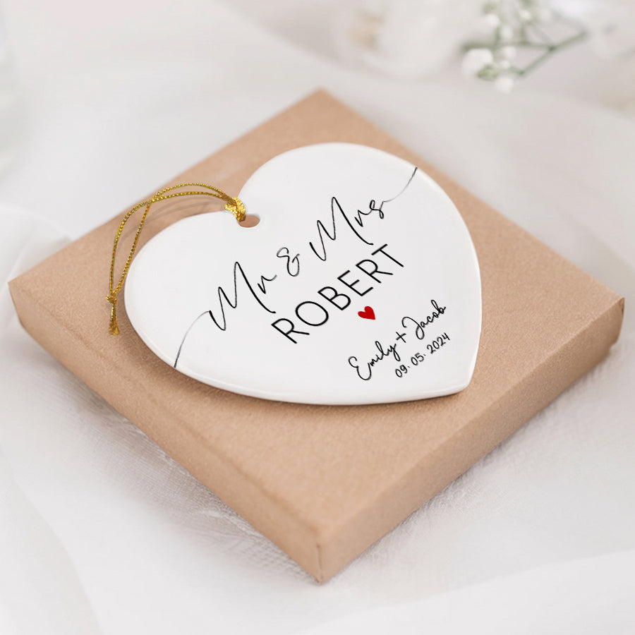 Wedding Date Ornament