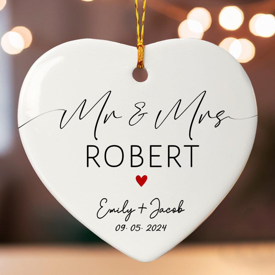 Wedding Date Ornament