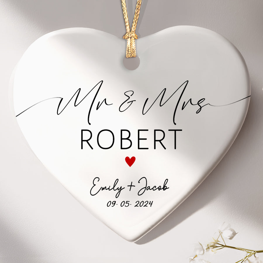 Wedding Date Ornament