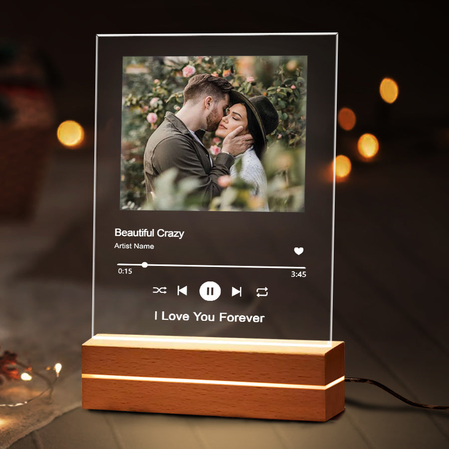 Music Song Plaque Anniversary Gift