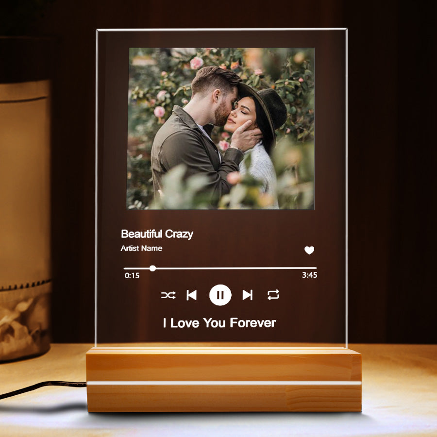 Music Song Plaque Anniversary Gift