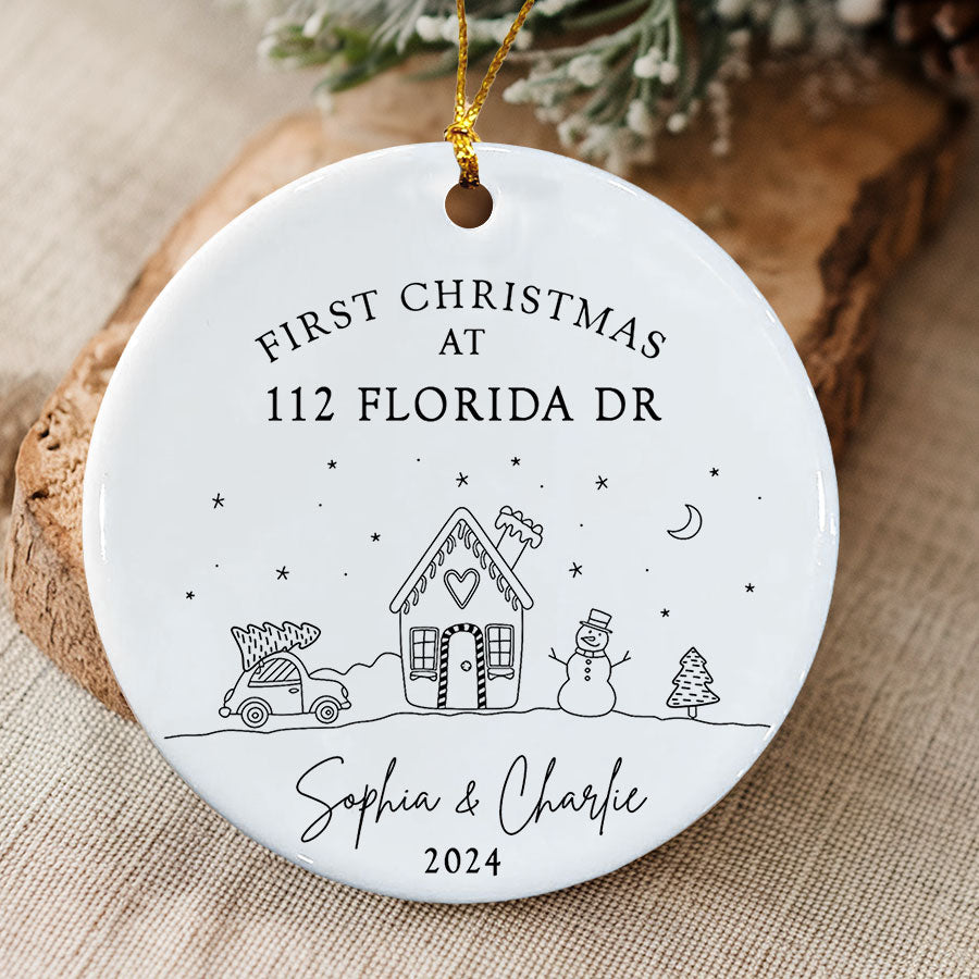 New Home Ornament Personalized