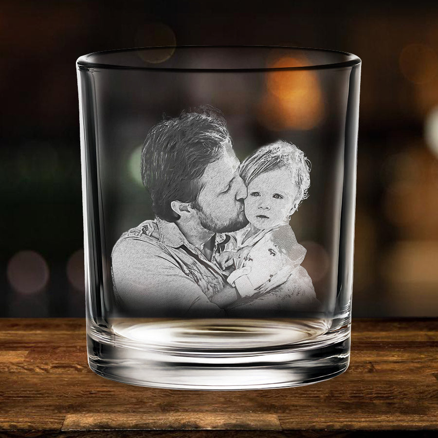 New Dad Whiskey Glass
