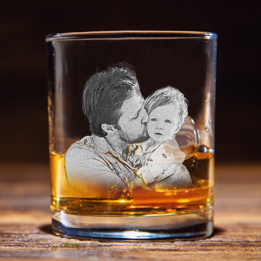 New Dad Whiskey Glass