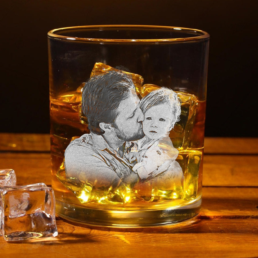 New Dad Whiskey Glass
