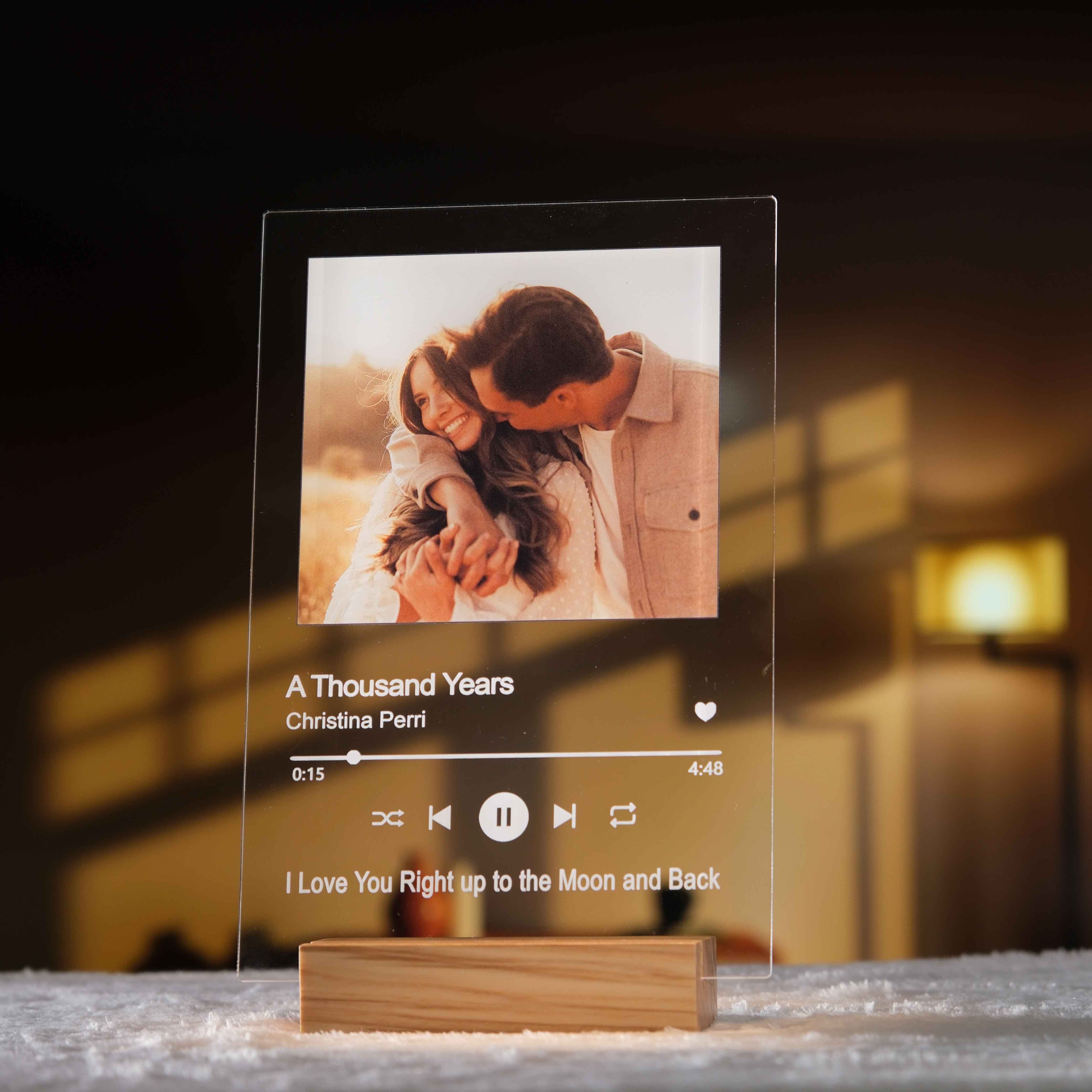 Song Plaque Anniversary Gift