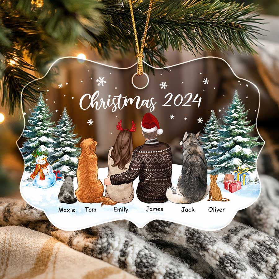 Personalized Christmas Ornaments for Couples