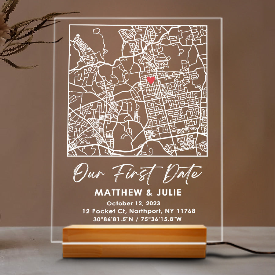 Where It All Began Map Gift