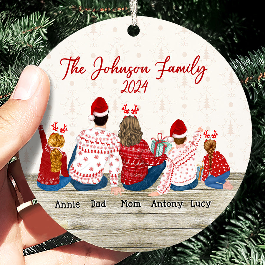 Family of 5 Ornament